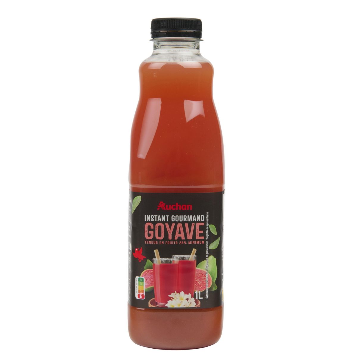 AUCHAN Nectar gourmand goyave 1l