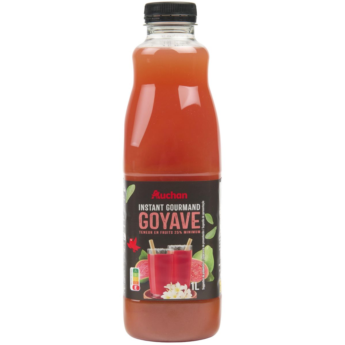 AUCHAN Nectar gourmand goyave 1l