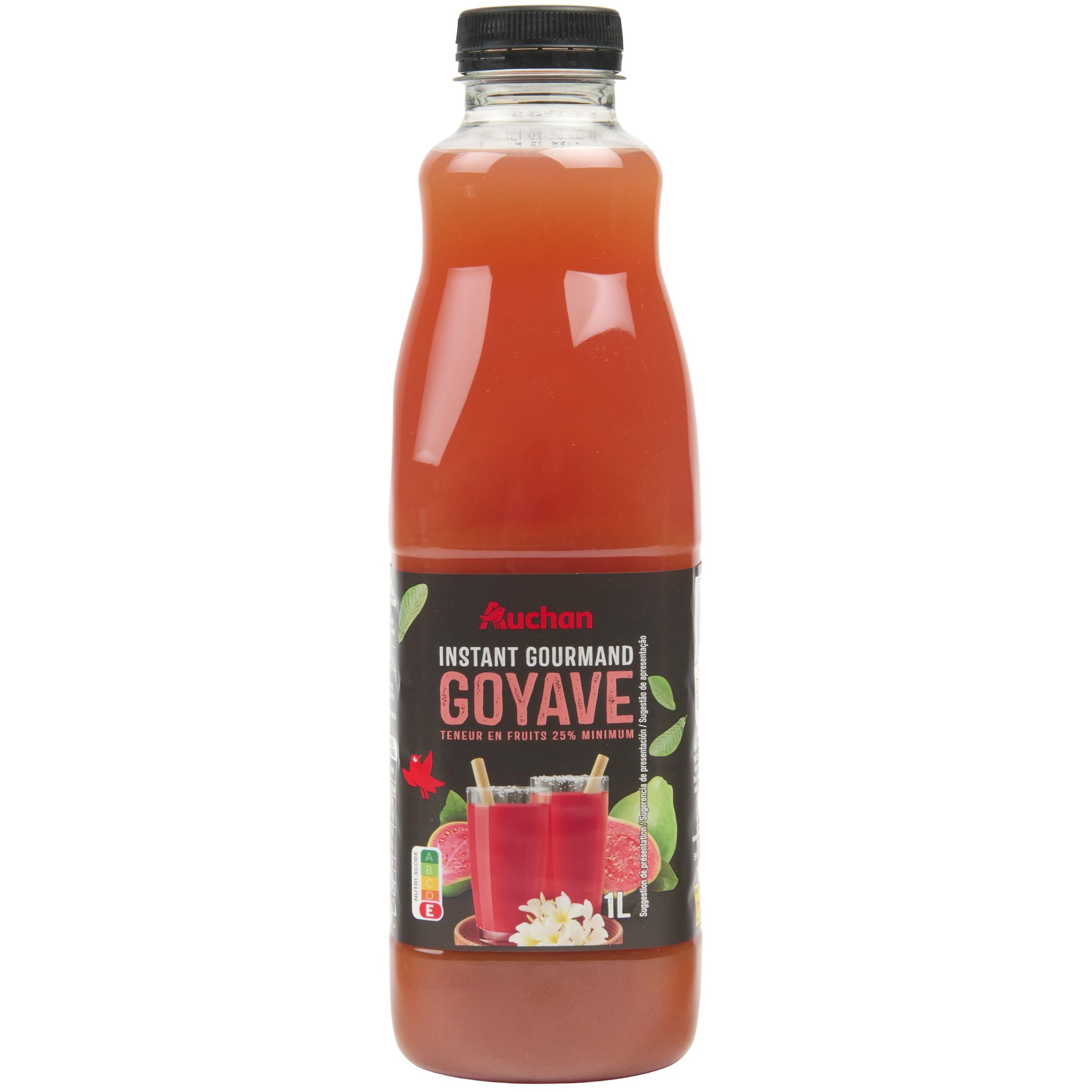 Voir la diapositive 3 : AUCHAN Nectar gourmand goyave 1l