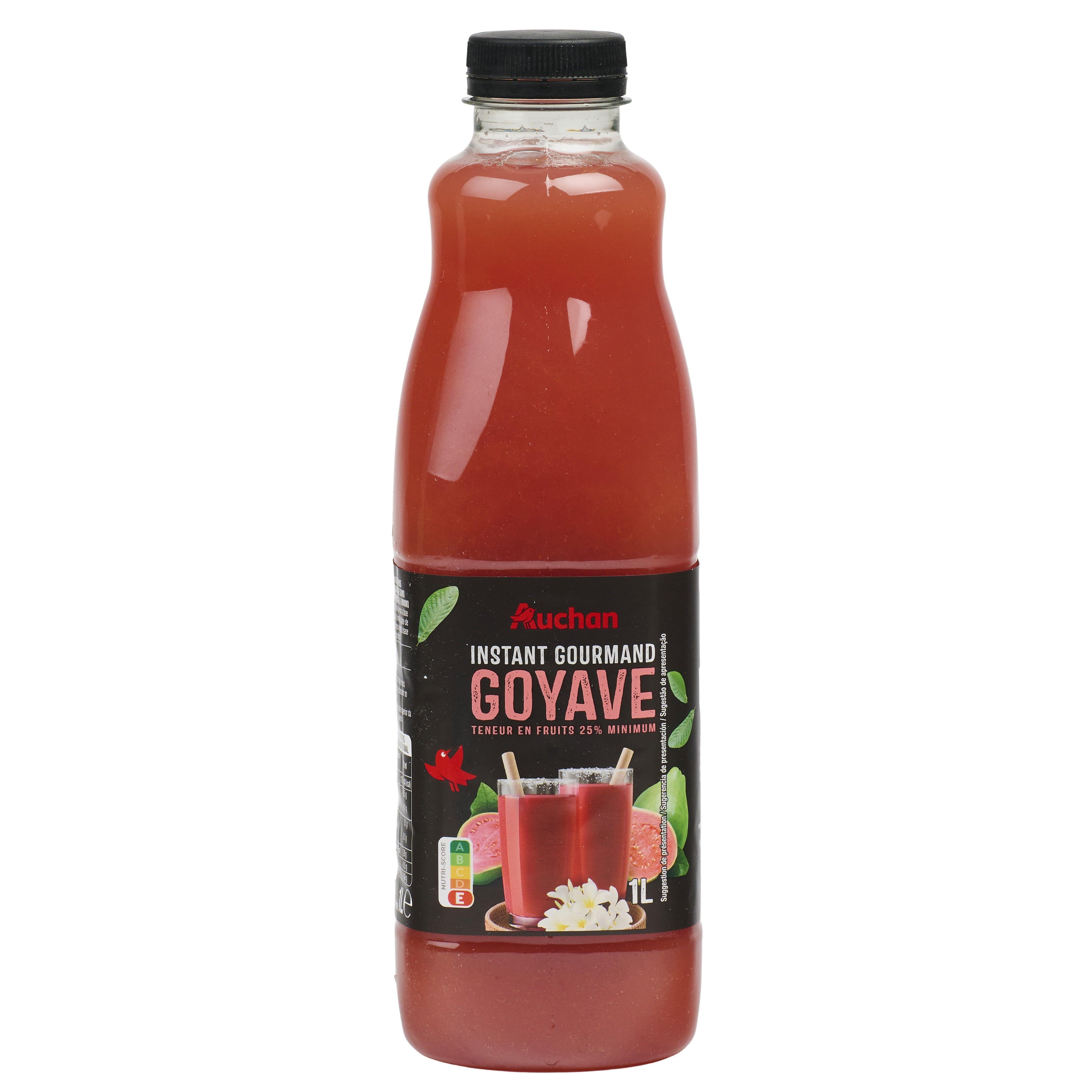 Voir la diapositive 4 : AUCHAN Nectar gourmand goyave 1l