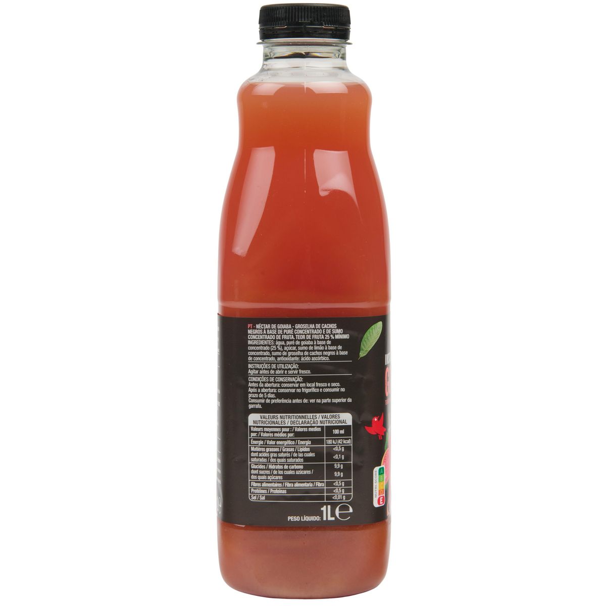 AUCHAN Nectar gourmand goyave 1l