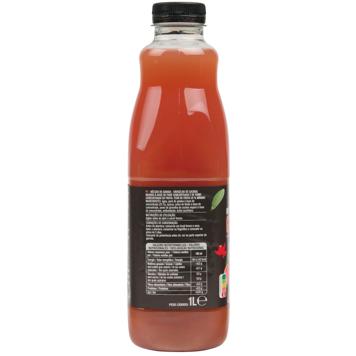AUCHAN Nectar gourmand goyave 1l