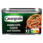 CASSEGRAIN Haricots coco cuisinés tomate laurier 435g