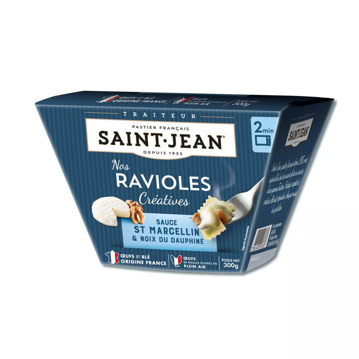 SAINT JEAN Ravioles sauce St Marcelin et noix du Dauphiné 300g