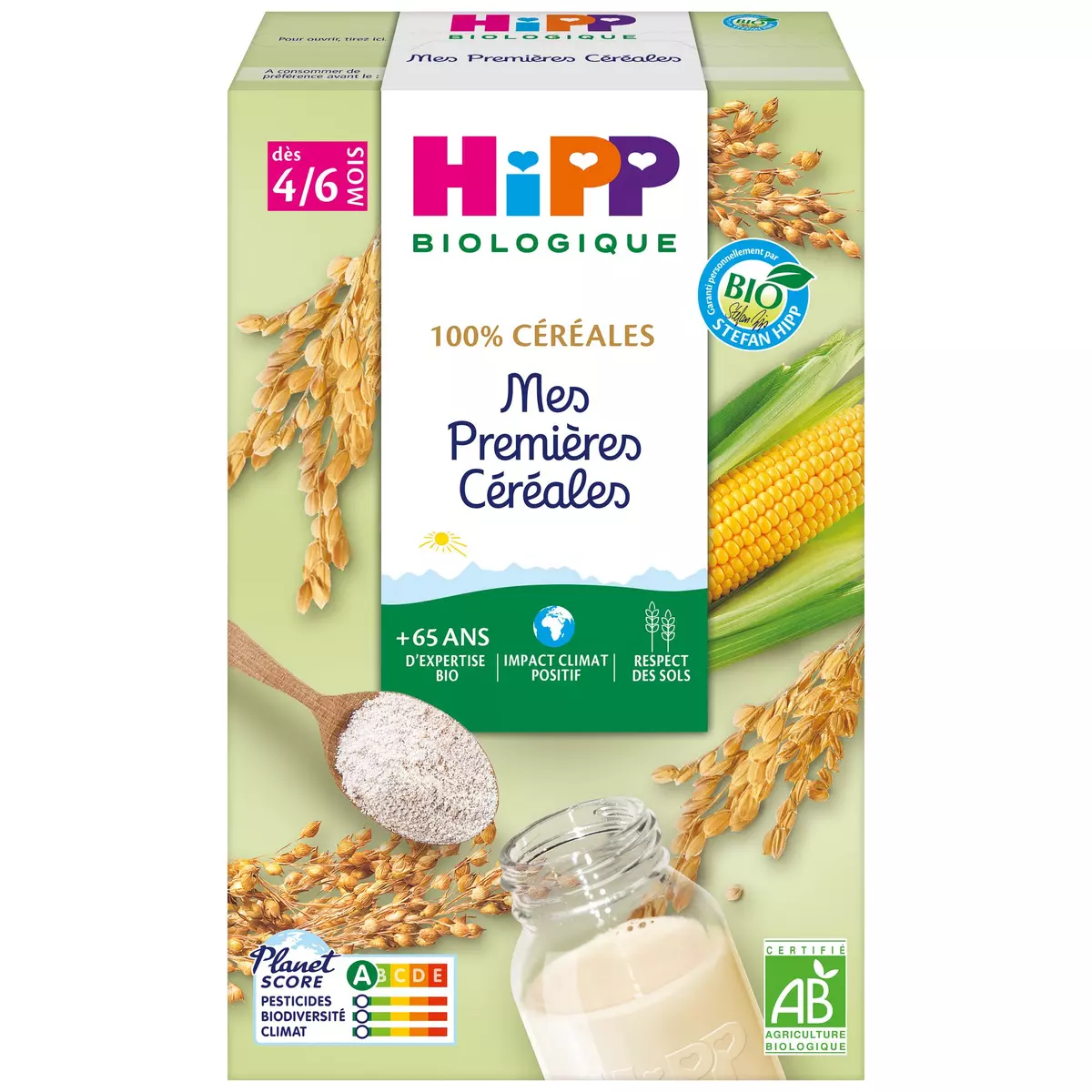 Mes Premières Céréales (dès 4/6 mois) Bio Hipp 250g - La Fourche