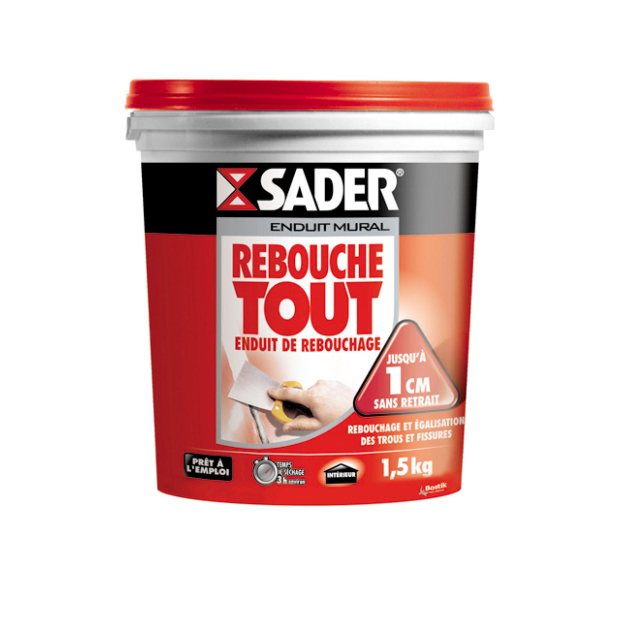 SADER Enduit rebouche tout1.5 kg pate