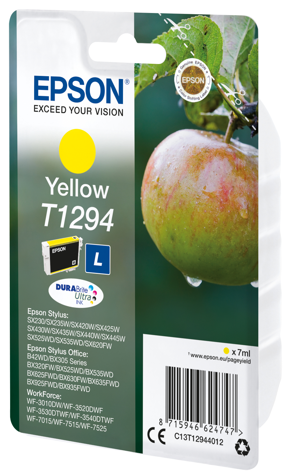 Voir la diapositive 2 : EPSON Cartouche T1294