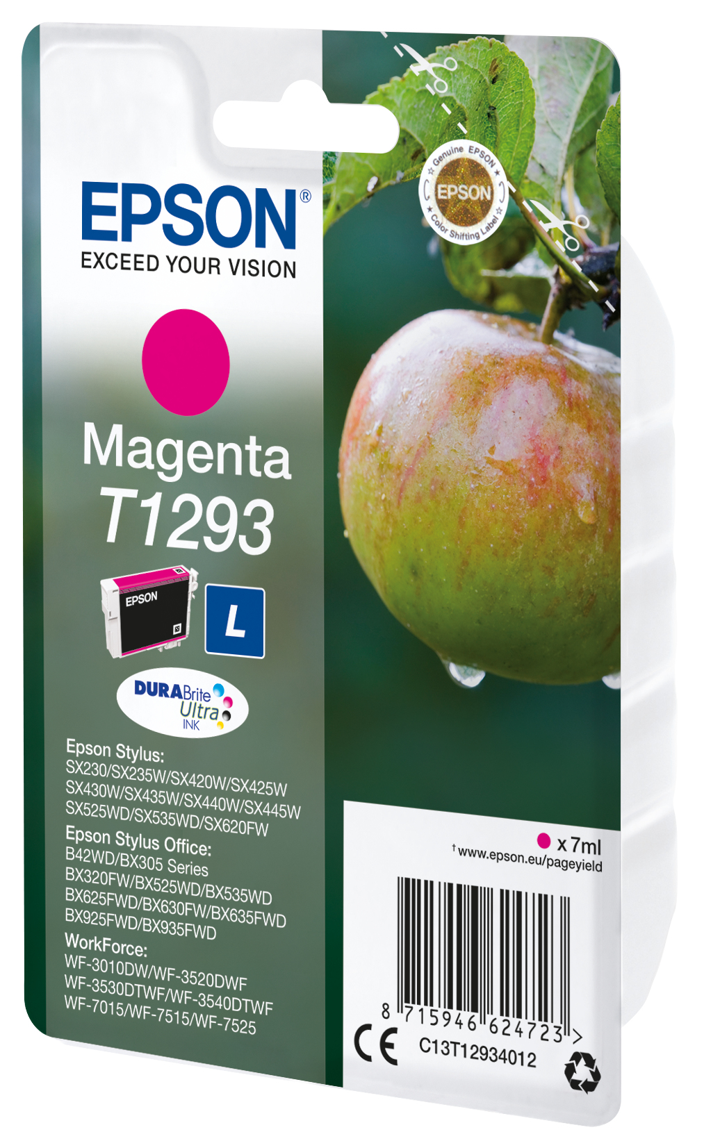 Voir la diapositive 2 : EPSON Cartouche T1293 - Magenta