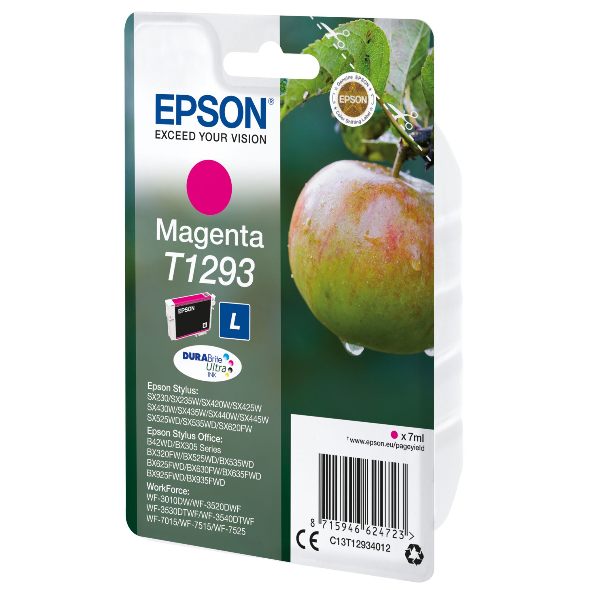 Voir la diapositive 2 : EPSON Cartouche T1293 - Magenta