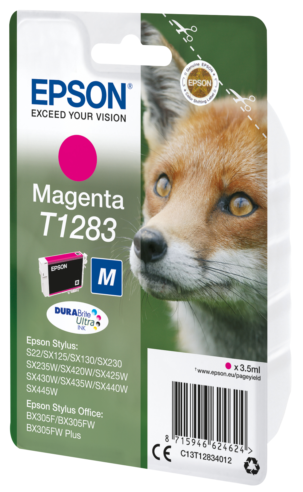 Voir la diapositive 2 : EPSON Cartouche T1283