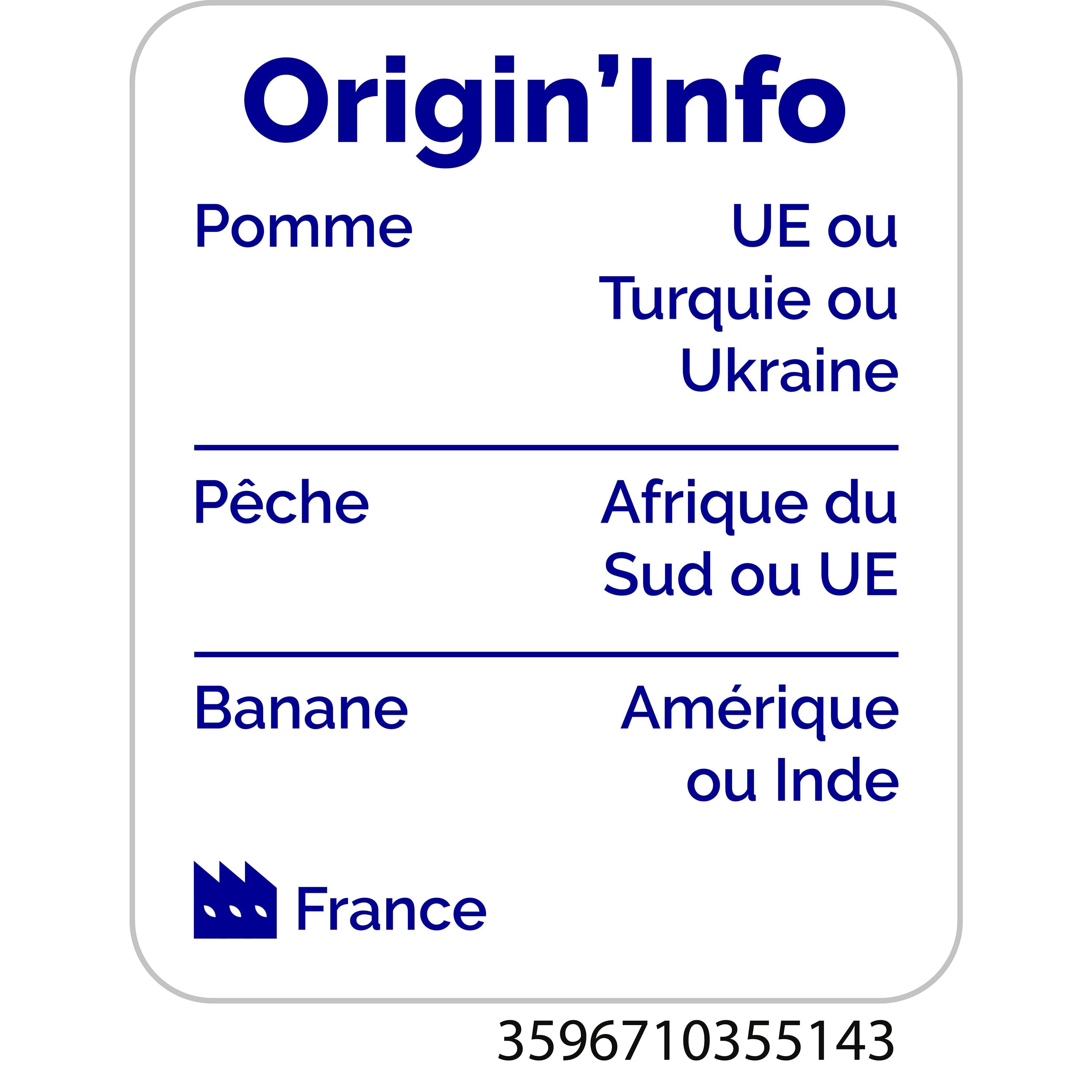 Voir la diapositive 4 : AUCHAN Jus multifruits à base de concentré brique 1l