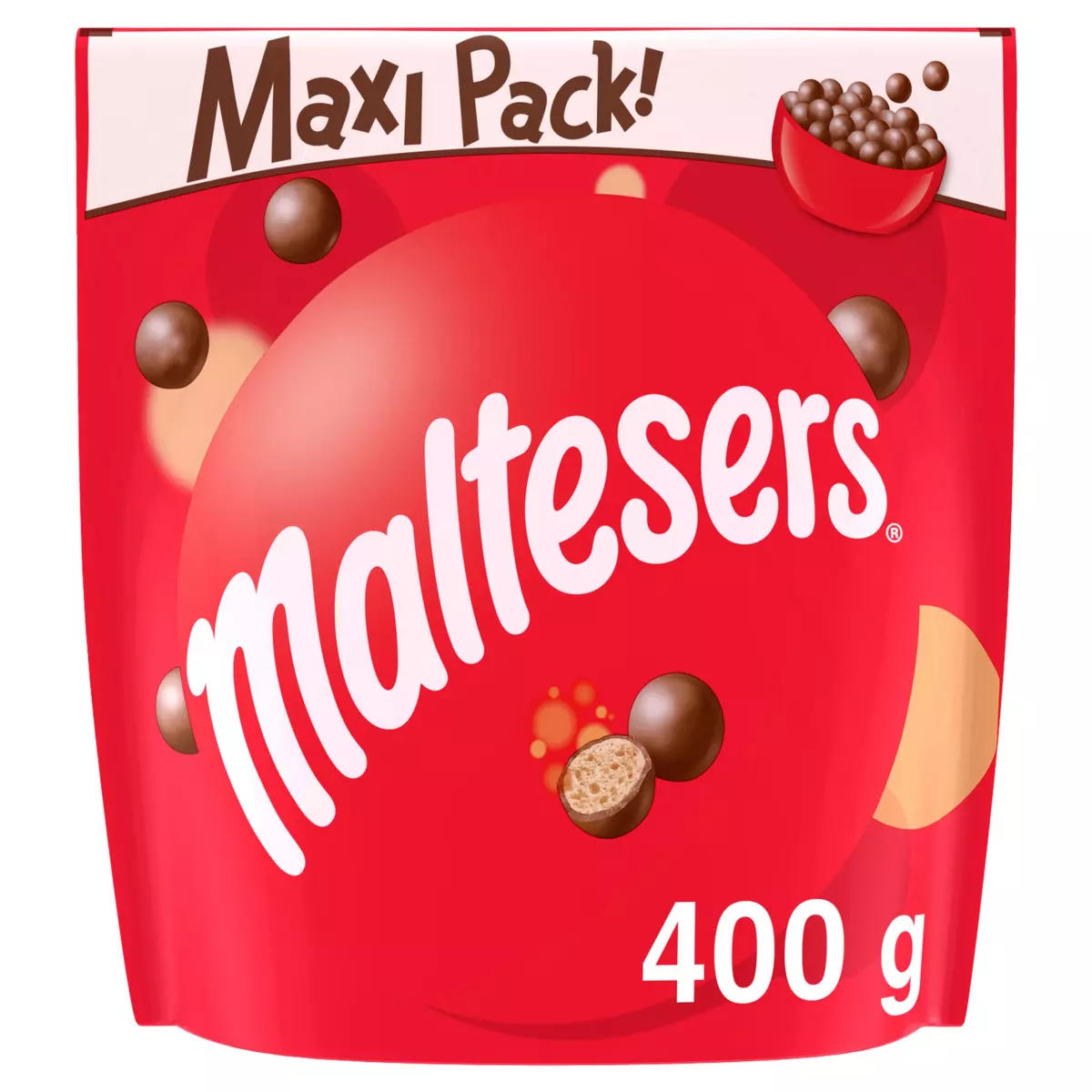 MALTESERS Billes chocolatées sablées et croquantes 400g