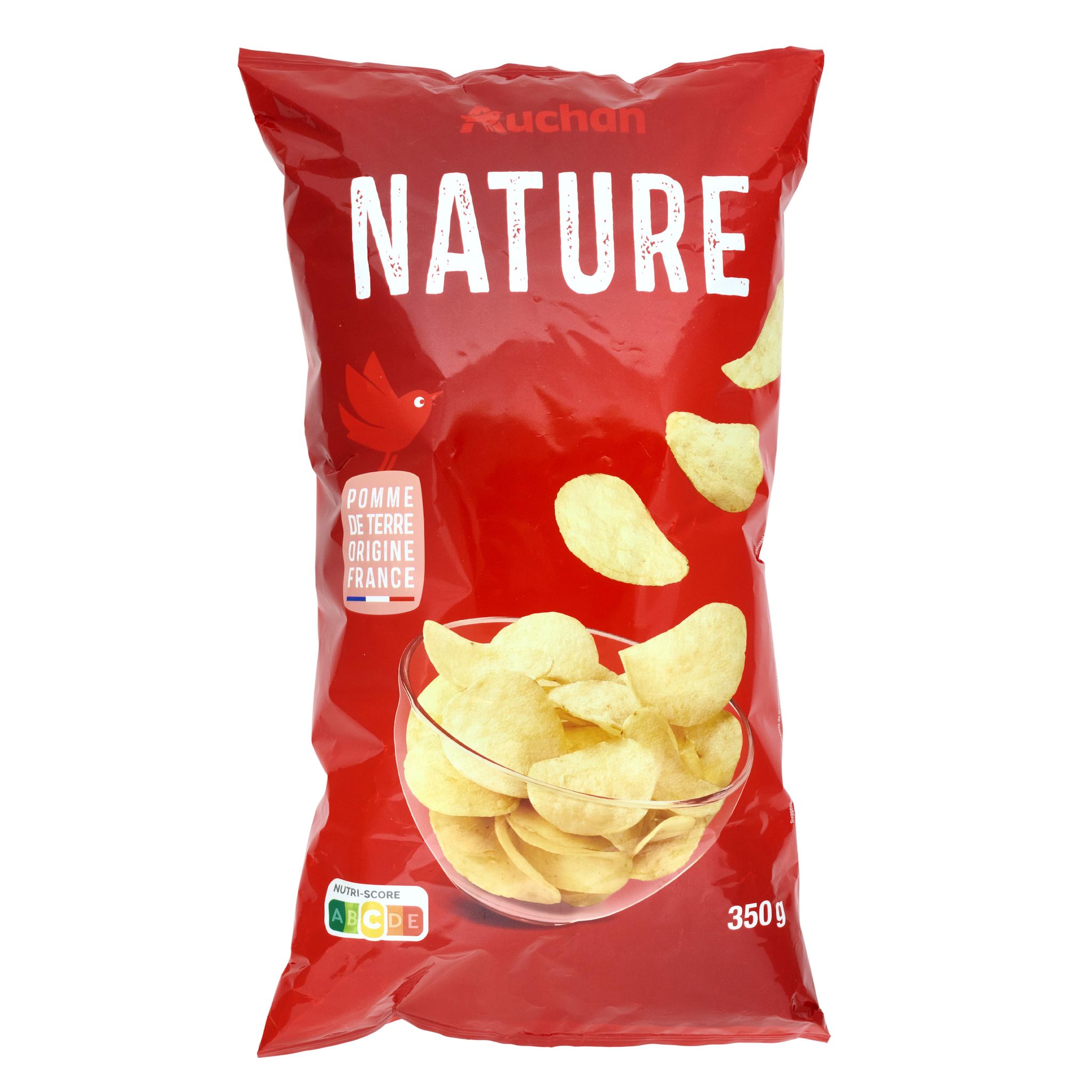 Voir la diapositive 3 : AUCHAN Chips nature 350g