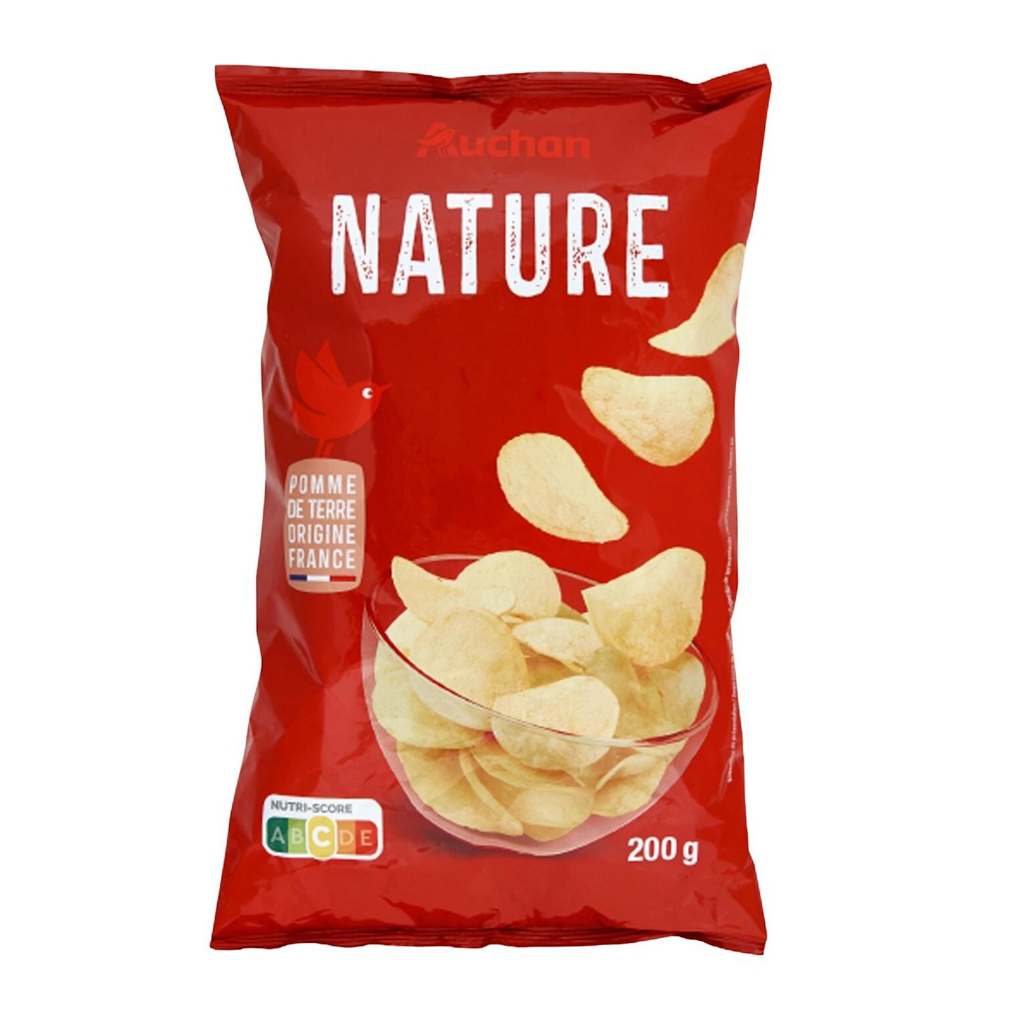 Voir la diapositive 3 : AUCHAN Chips nature 200g