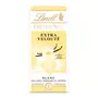 LINDT Excellence tablette de chocolat blanc dégustation extra velouté vanillé 1 pièce 100g