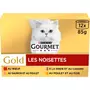 GOURMET Gold Boîtes Les Noisettes saveur viande et poisson pour chat 12 boîtes 12x85g