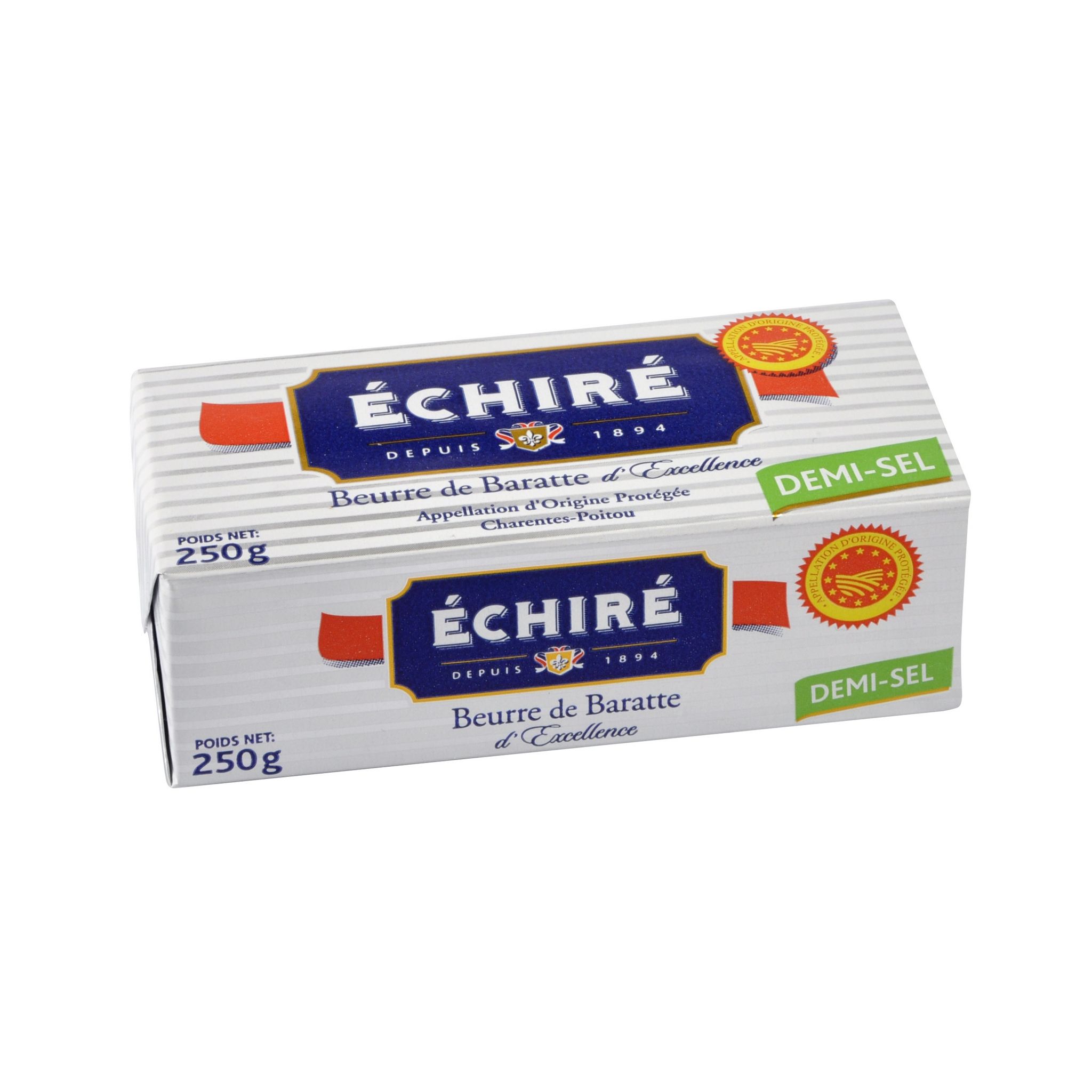ÉCHIRÉ Beurre demi-sel de baratte AOP 250g