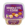 Voir la diapositive 2 : AUCHAN Dès de mimolette et d'edam 150g