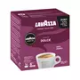 LAVAZZA Dolce Lungo Café long et doux intensité 6 en dosette compatible Lavazza 16 dosettes 120g