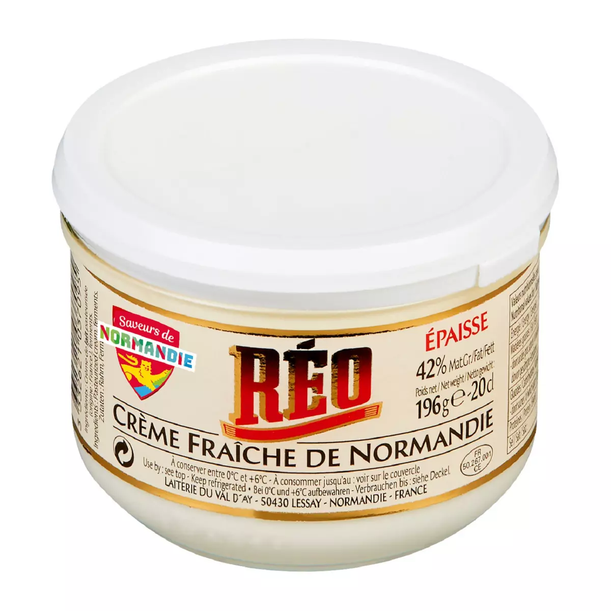 REO Crème fraîche de Normandie 42% MG 20cl