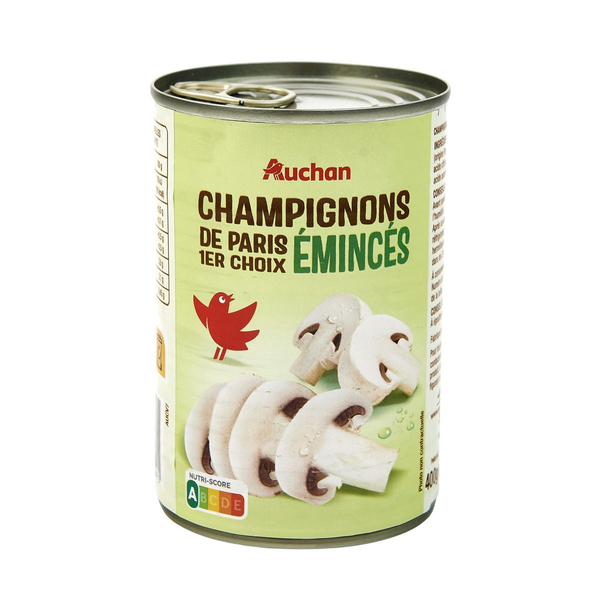 AUCHAN Champignons émincés 1er choix 230g