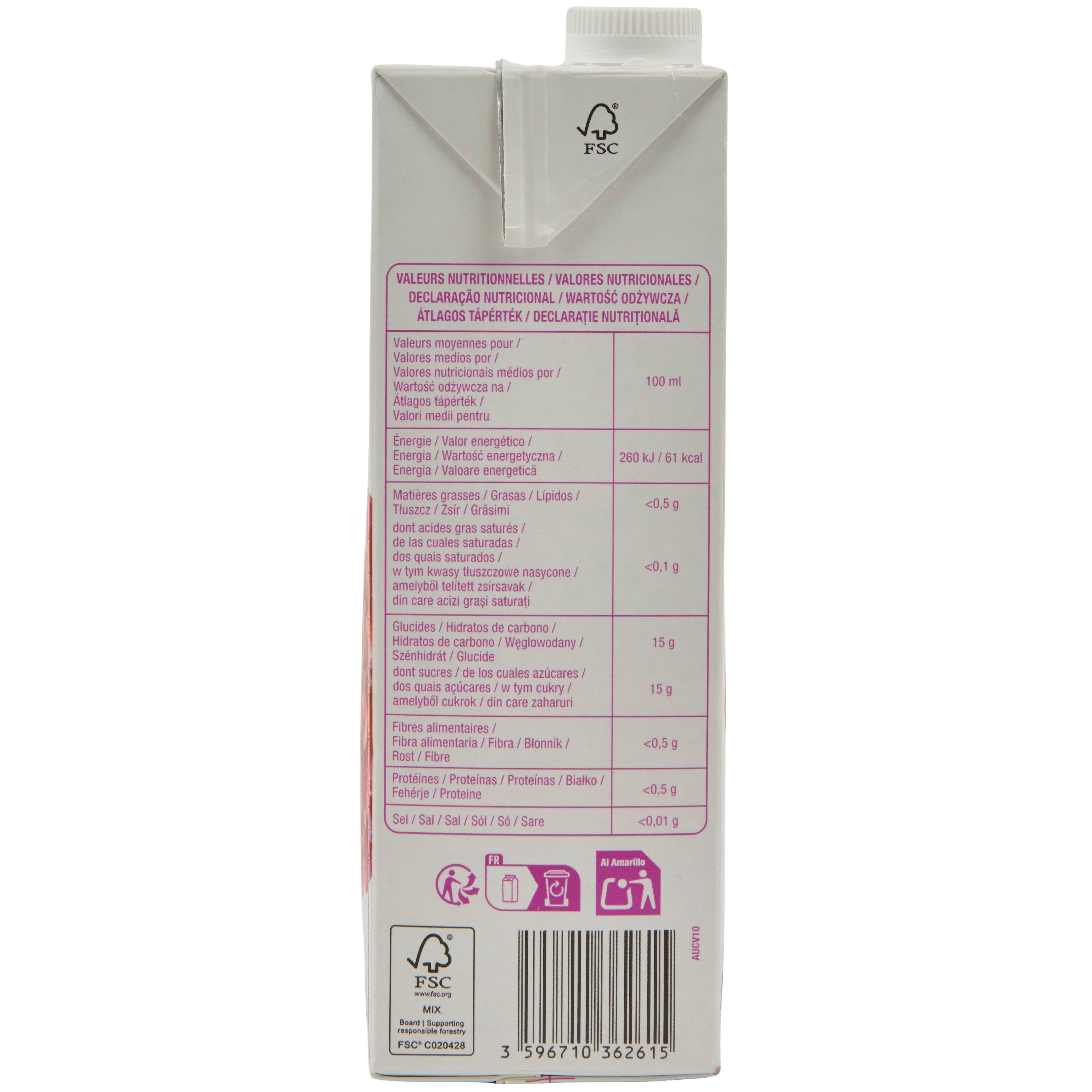 Voir la diapositive 2 : POUCE Jus de raisin brique 1l