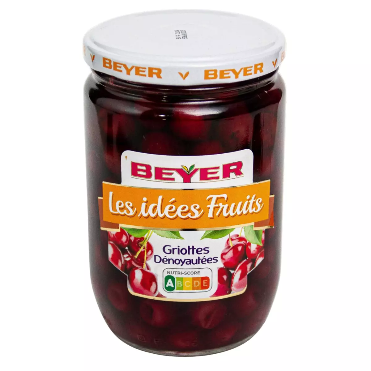 BEYER Griottes dénoyautées au sirop 320g