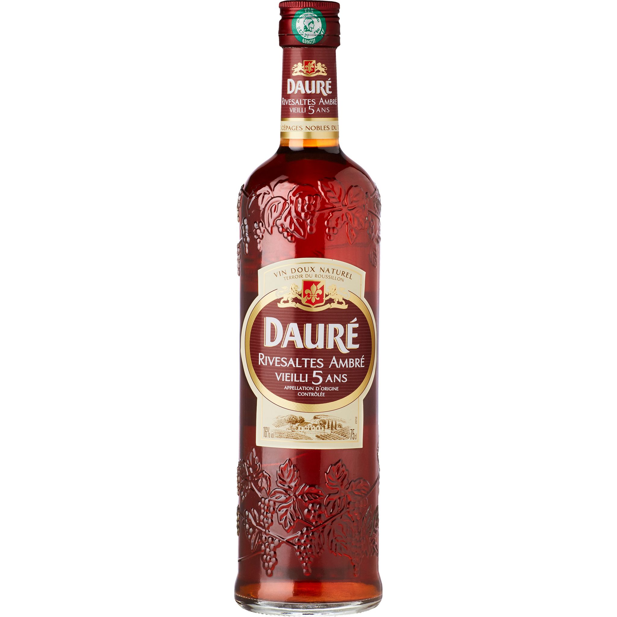DAURE Apéritif de Rivesaltes AOP vin doux naturel 16% 75cl