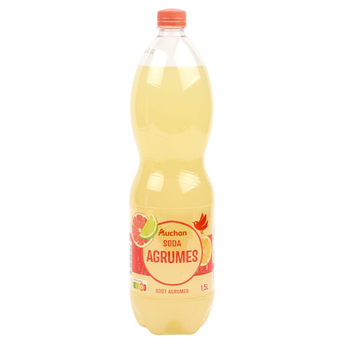 AUCHAN Soda saveur agrumes 1,5l