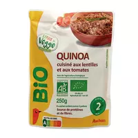 CÉRÉAL BIO Quinoa et boulgour à l'indienne sachet express 1 personne 220g  pas cher 