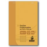 AUCHAN Bloc de bureau 10.5x14.8cm 160 pages 80g