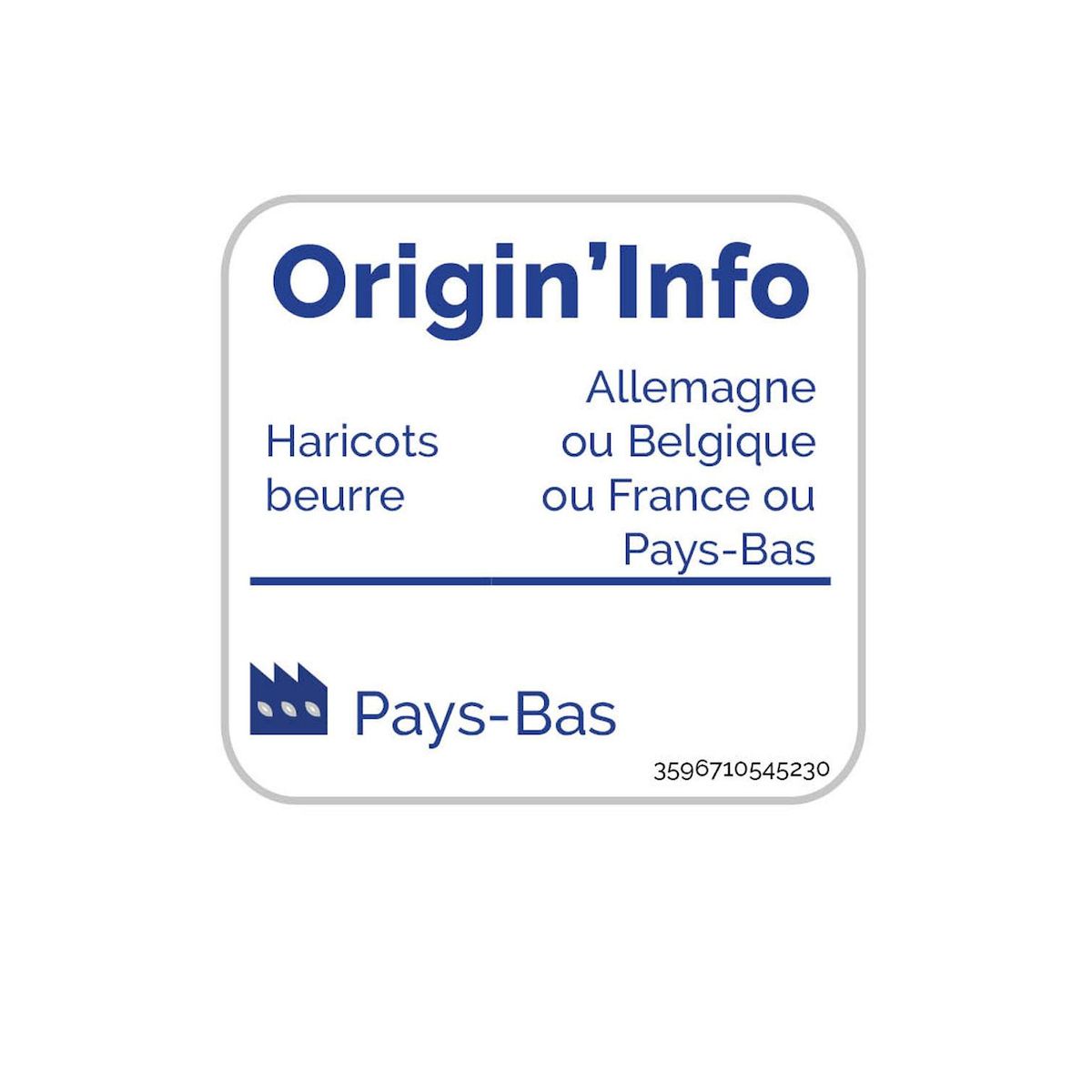 AUCHAN Haricots beurre extra fins 440g