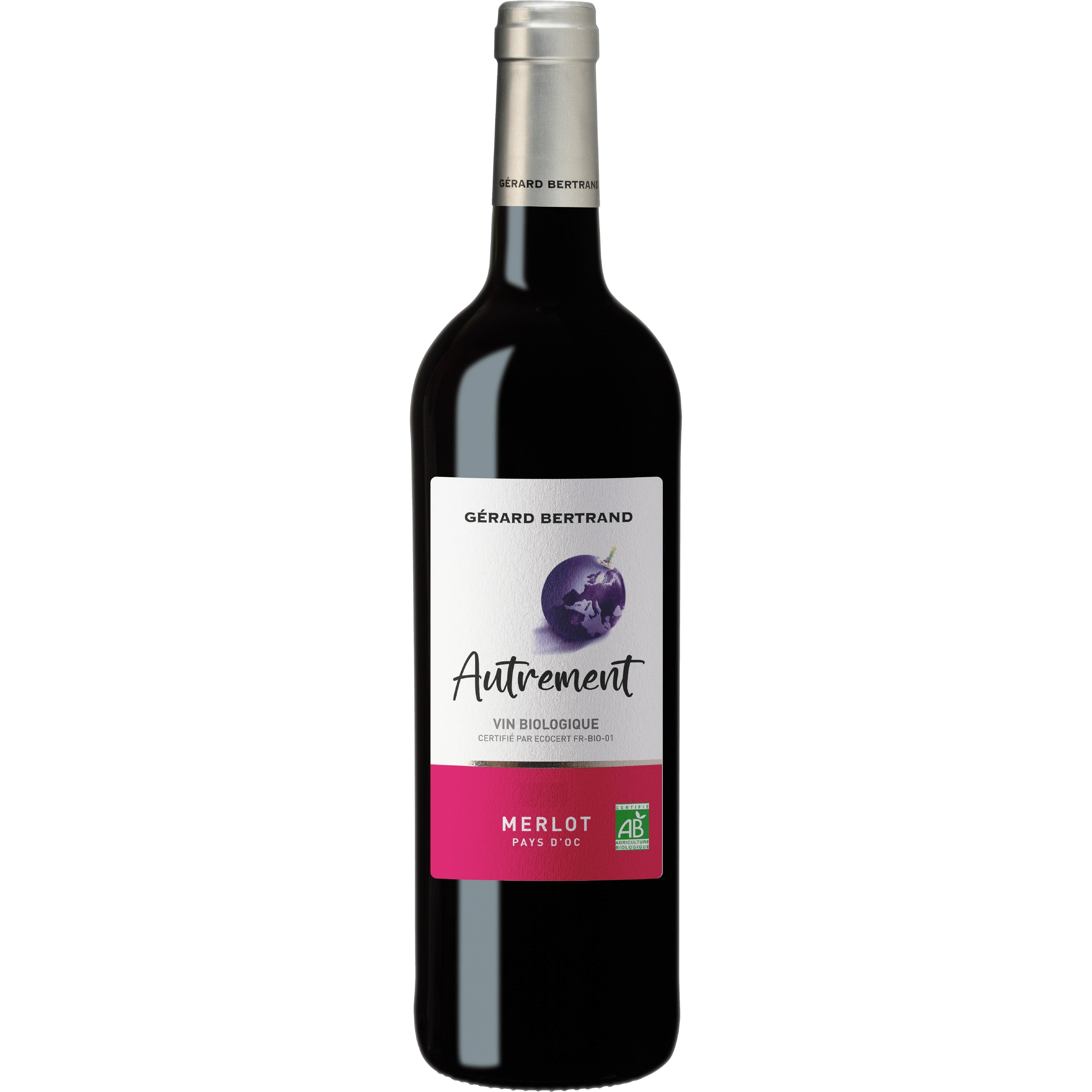 Voir la diapositive 2 : GERARD BERTRAND IGP Pays-d'Oc Autrement bio rouge 75cl
