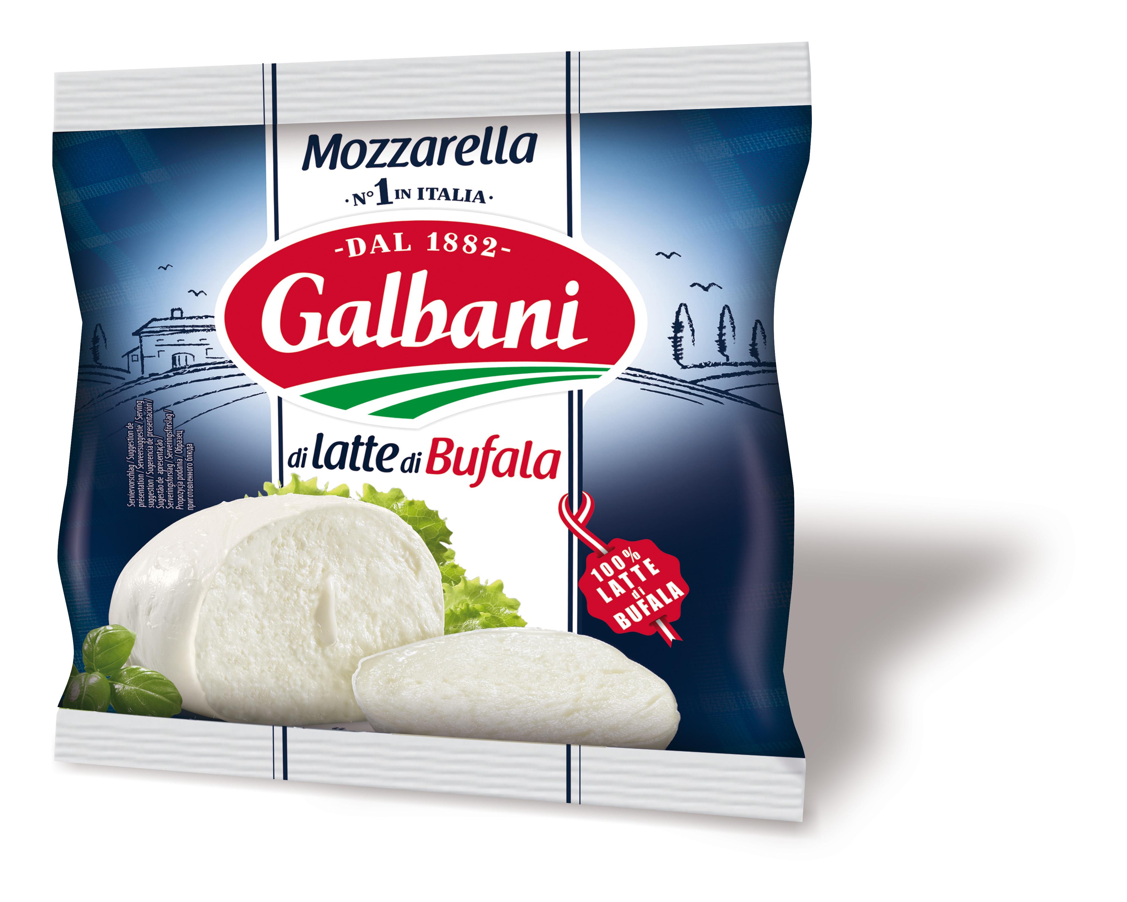 Voir la diapositive 2 : GALBANI Mozzarella di latte di bufala 125g