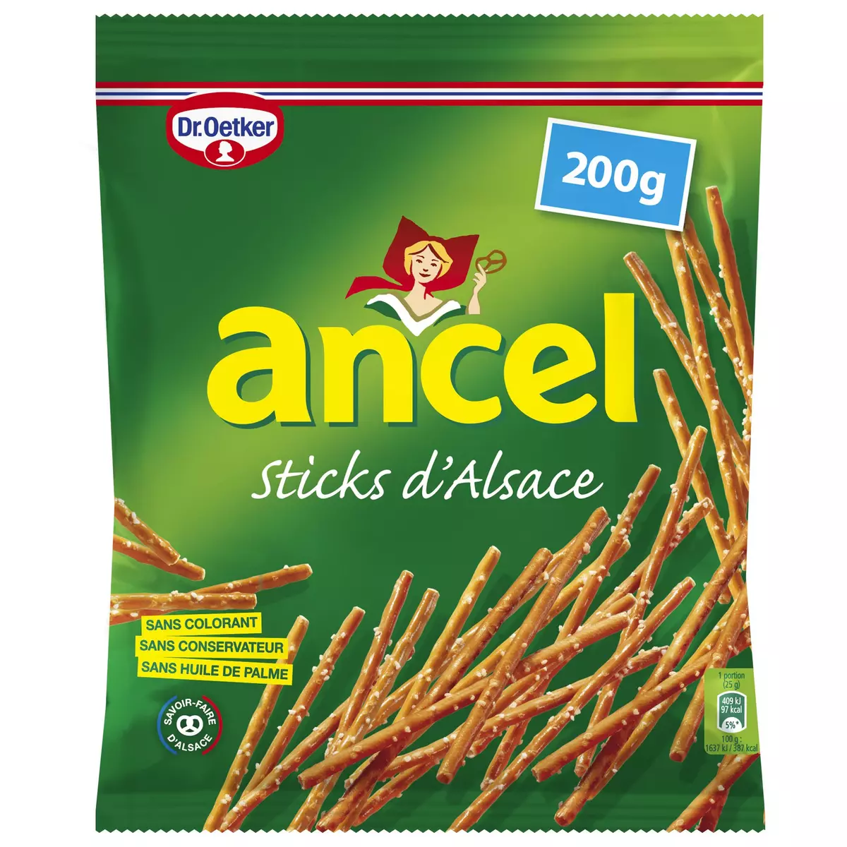 ANCEL Sticks d'Alsace bretzels 200g