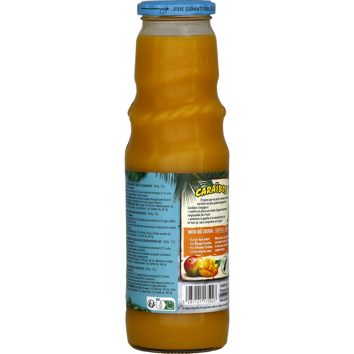 CARAIBOS Nectar de mangue 75cl