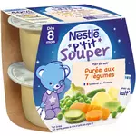 Nestlé NESTLE P'tit souper bol purée aux 7 légumes dès 8 mois