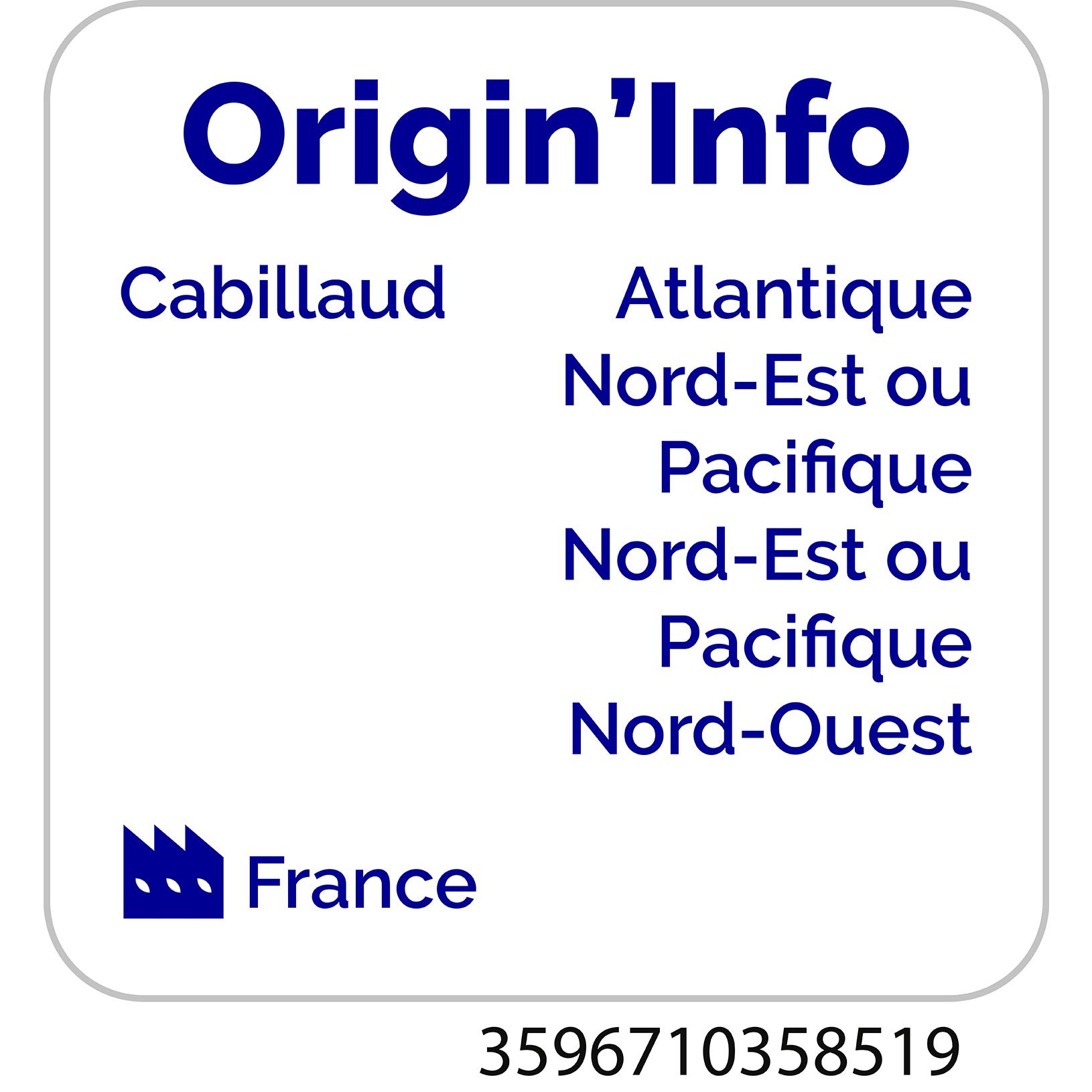 Voir la diapositive 5 : AUCHAN Filet de cabillaud pané MSC 4 pièces 500g