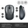 Voir la diapositive 2 : LOGITECH Souris Sans Fil M235 Optique Silver
