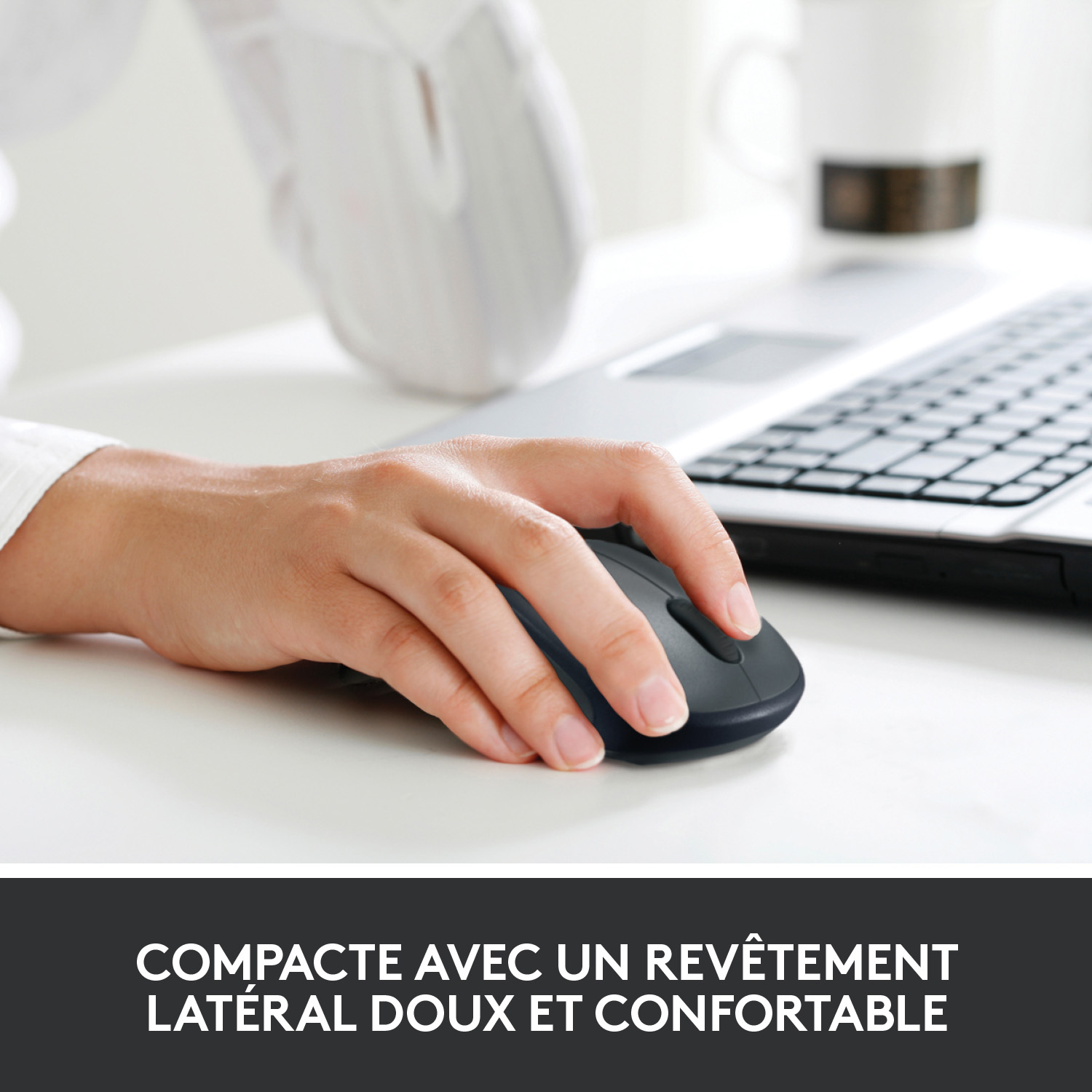 Voir la diapositive 3 : LOGITECH Souris Sans Fil M235 Optique Silver