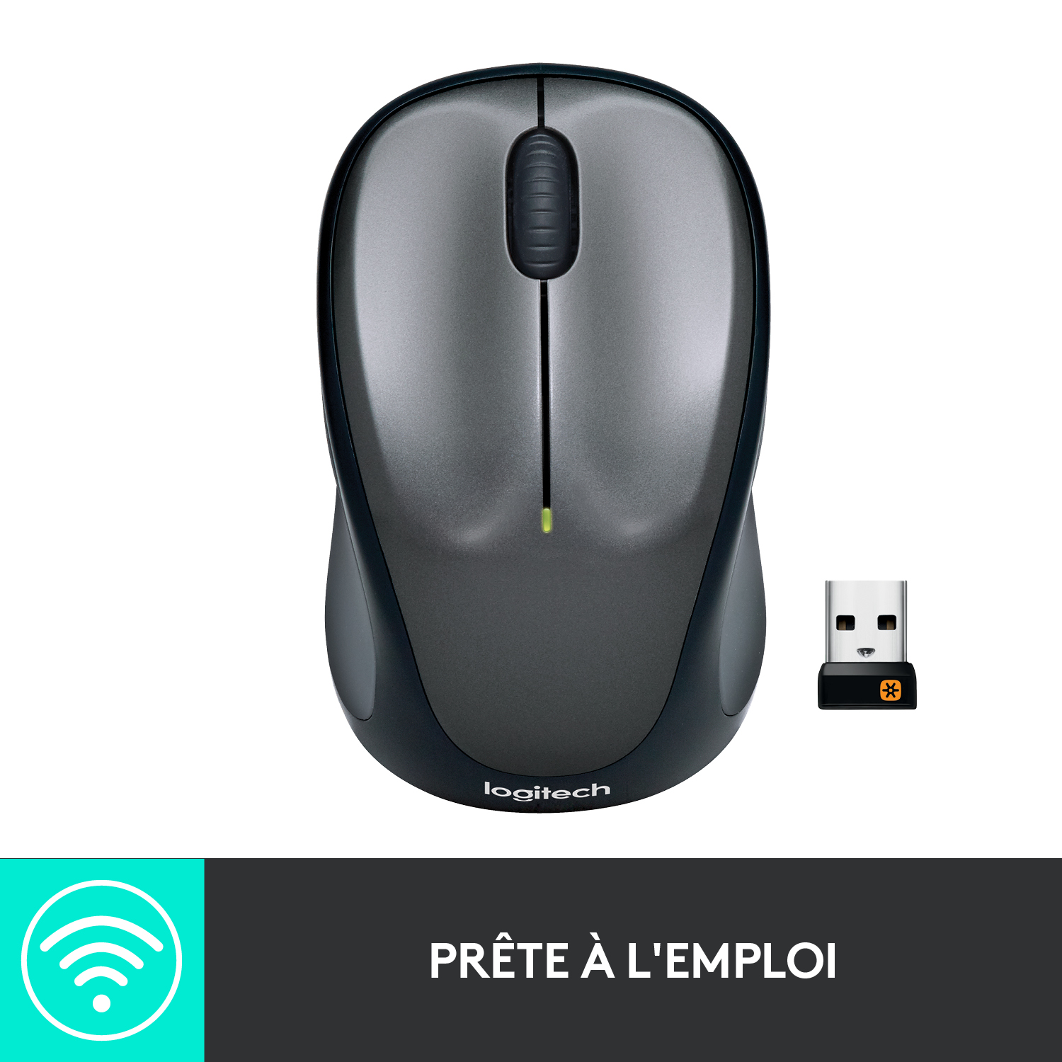 Voir la diapositive 4 : LOGITECH Souris Sans Fil M235 Optique Silver