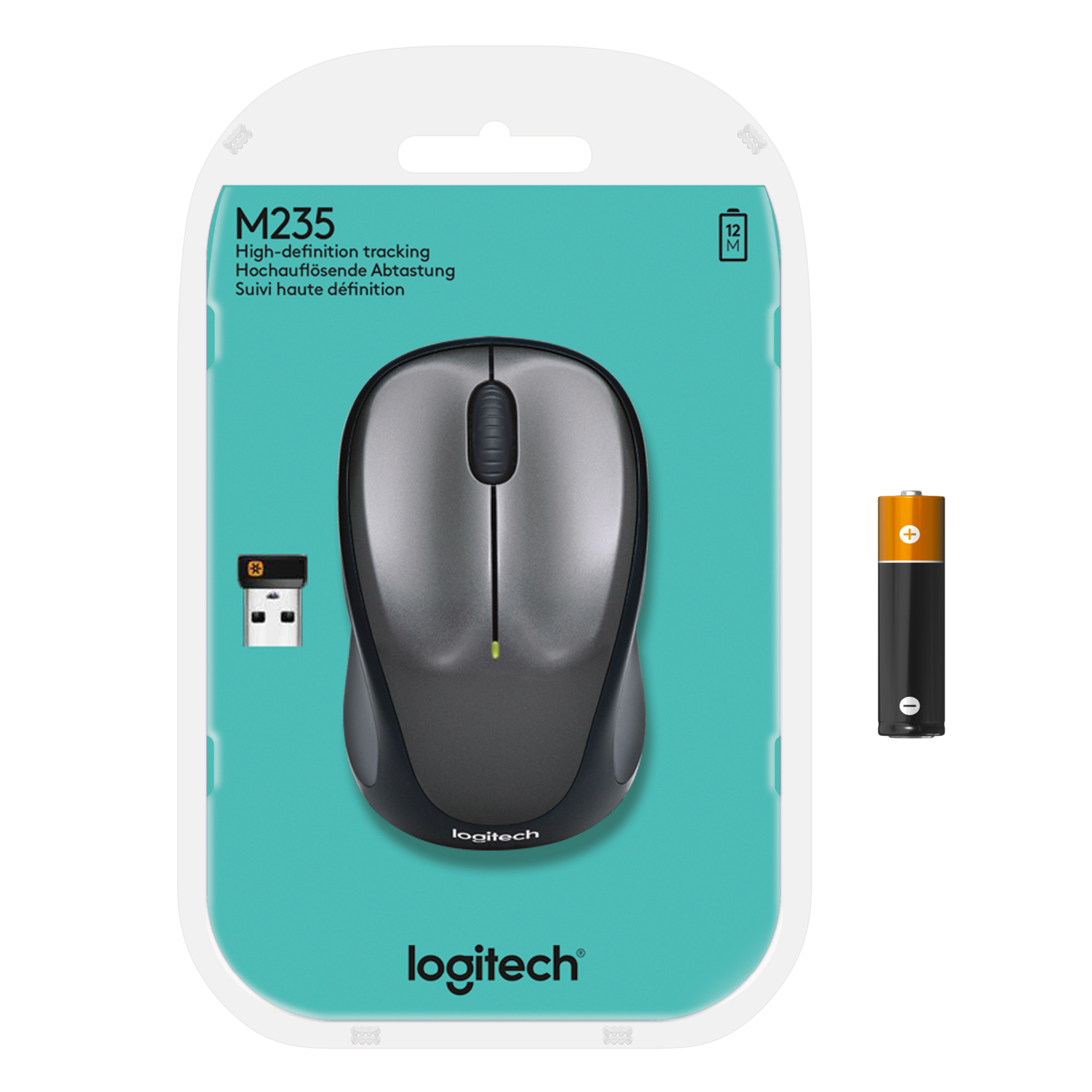 Voir la diapositive 9 : LOGITECH Souris Sans Fil M235 Optique Silver