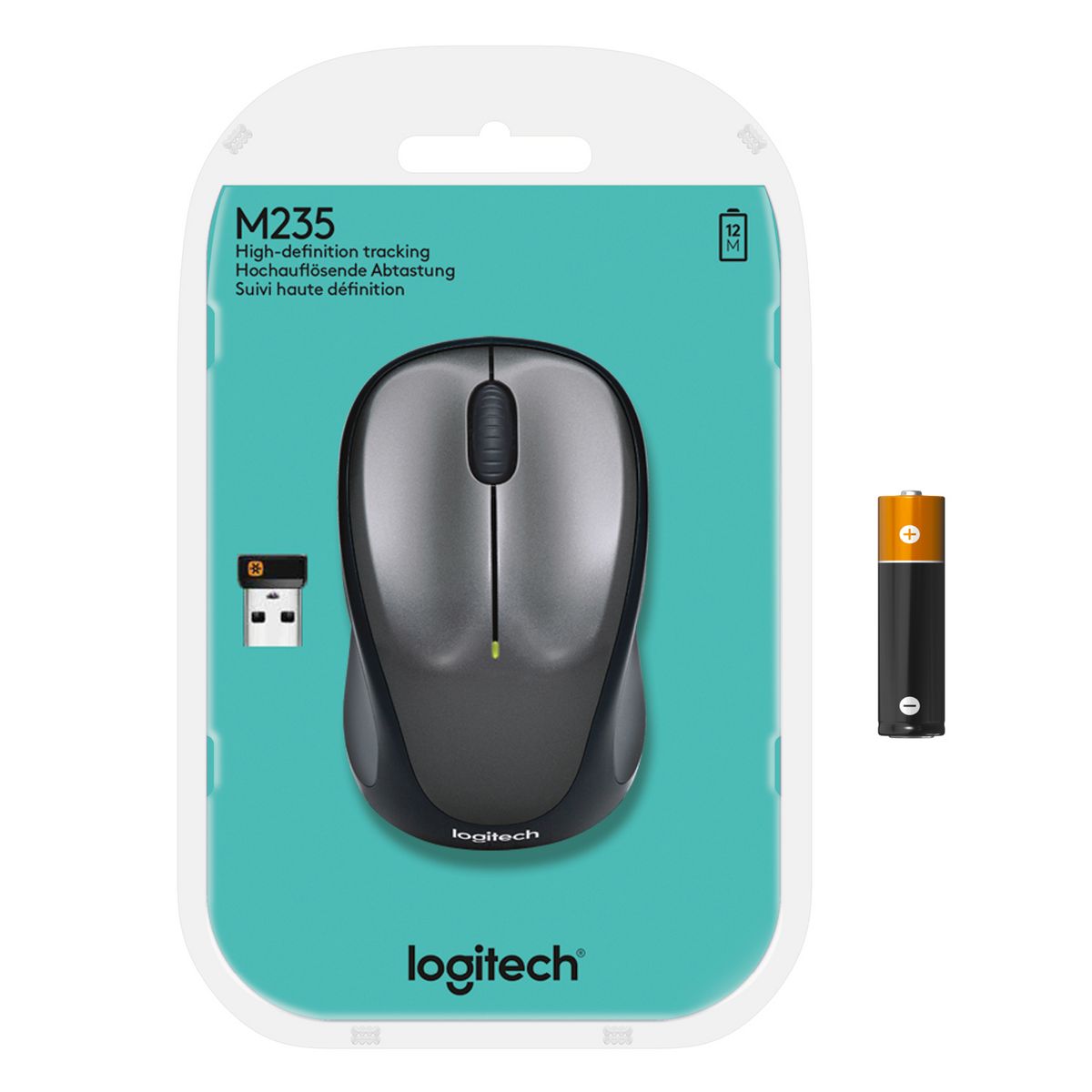 LOGITECH Souris Sans Fil M235 Optique Silver