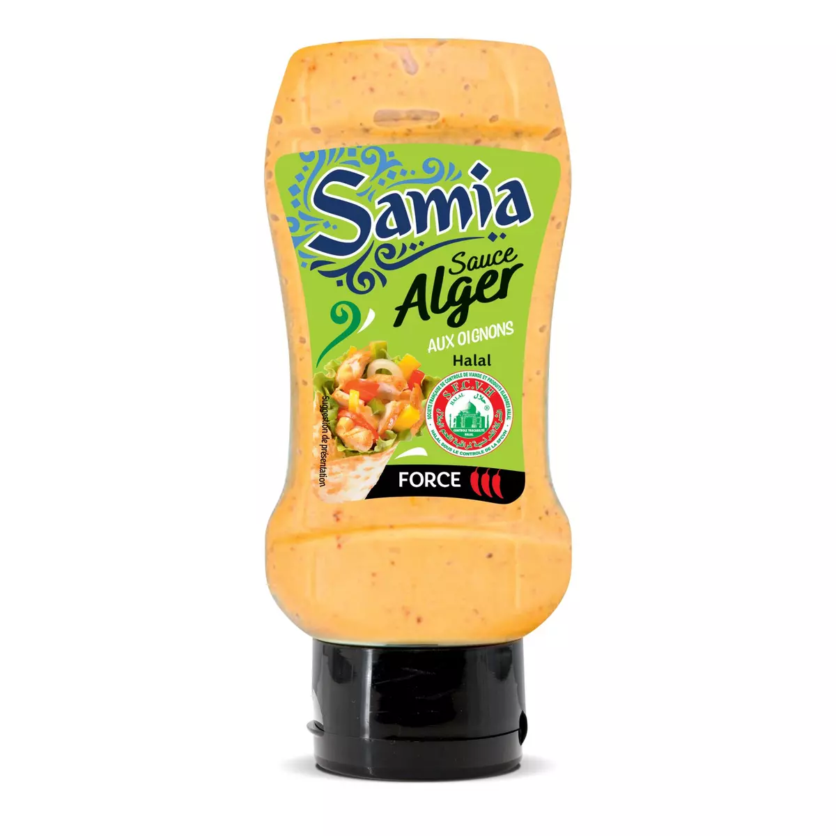 SAMIA Sauce Alger aux oignons halal flacon souple 350g