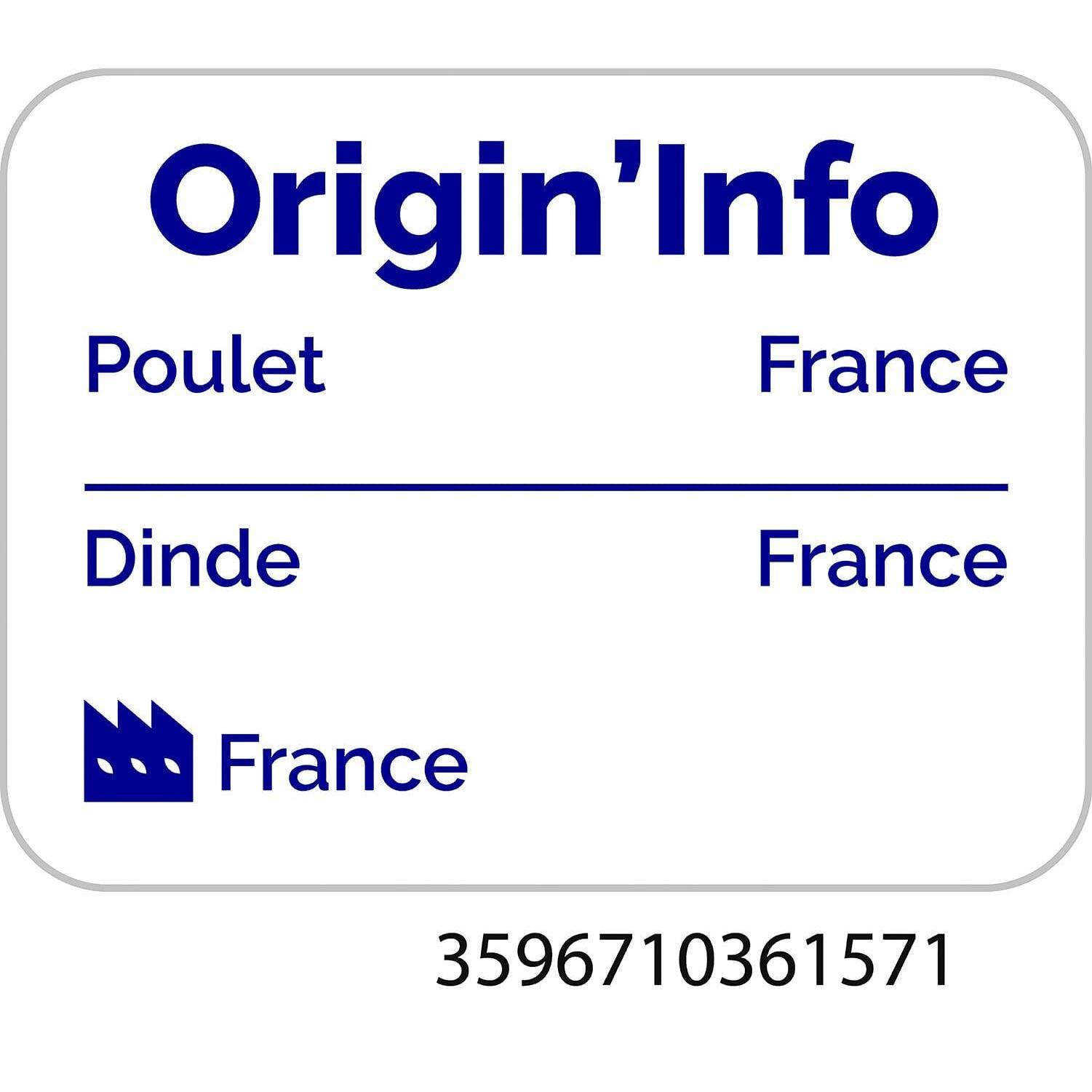 Voir la diapositive 3 : AUCHAN Mini knacks de volaille 200g