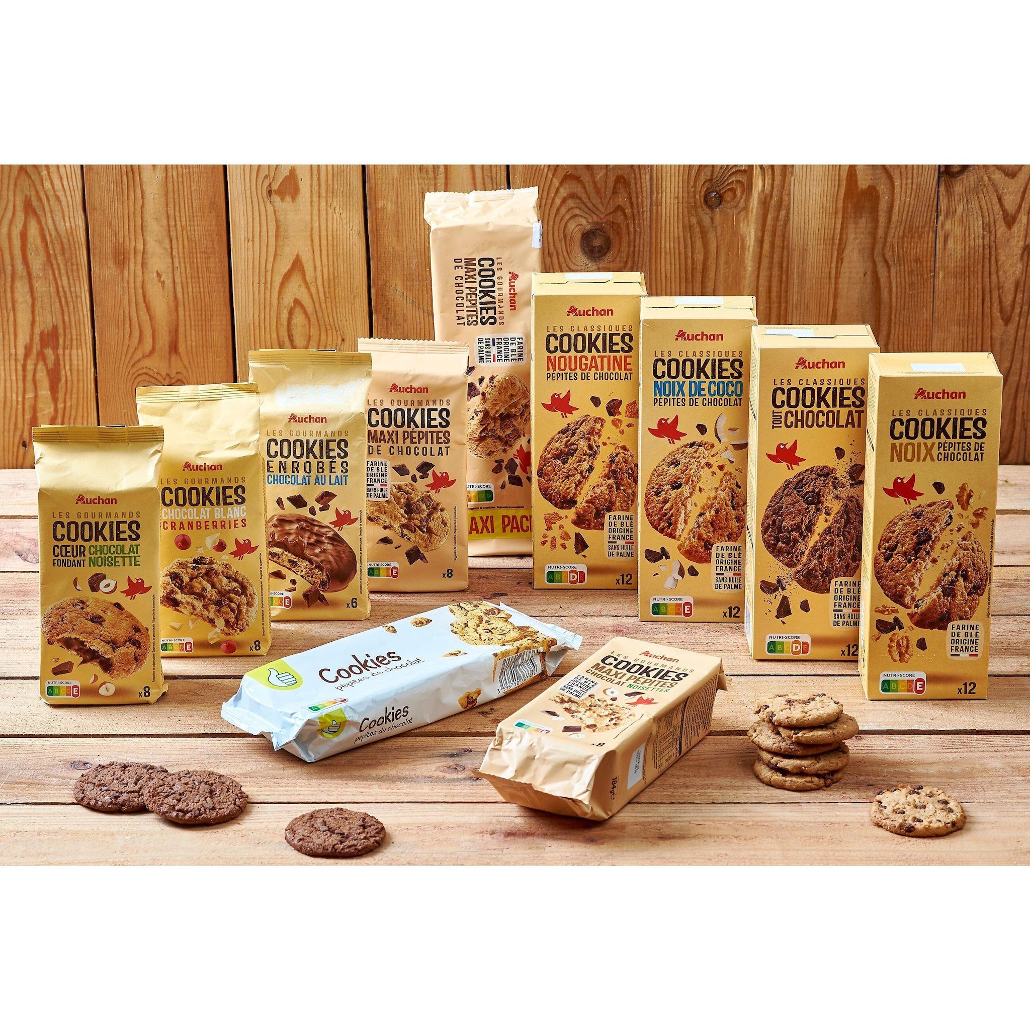Voir la diapositive 3 : POUCE Cookies aux pépites de chocolat 9 biscuits 200g