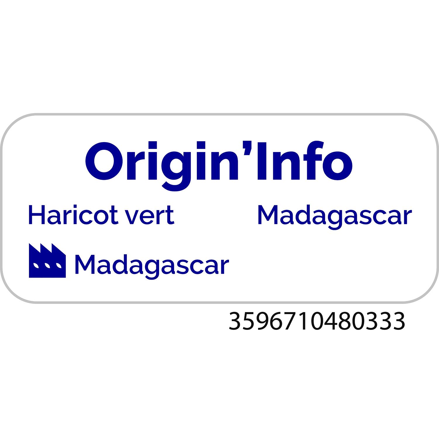 Voir la diapositive 2 : AUCHAN BIO Haricots verts extras fins cueillis et rangés main en bocal 180g