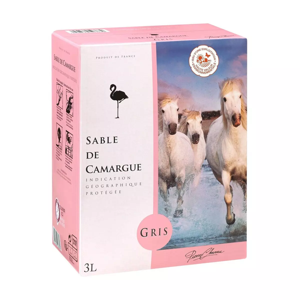 PIERRE CHANAU CULTIVONS LE BON IGP Sable-de-Camargue gris rosé Grand format 3L