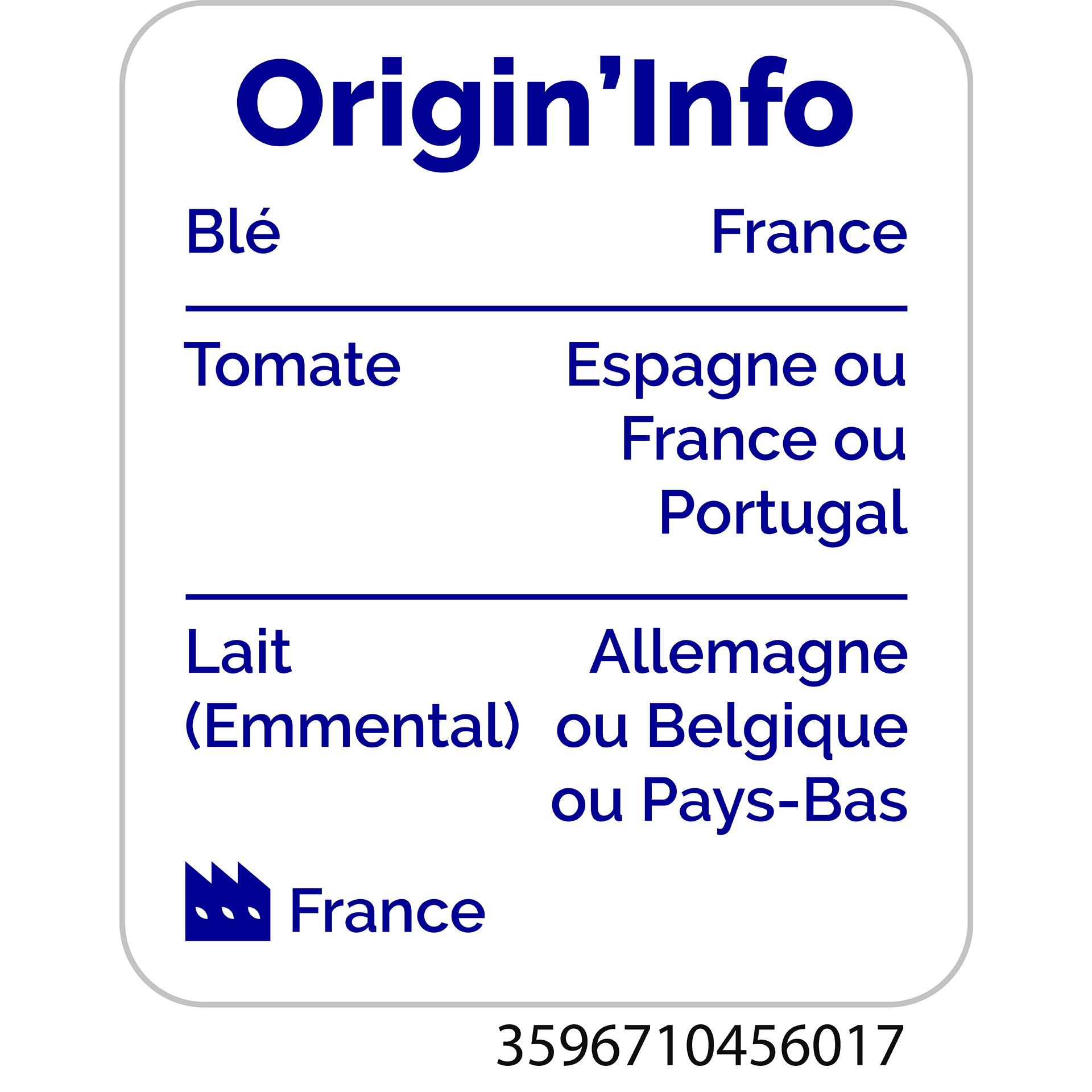 Voir la diapositive 3 : AUCHAN Pizza 4 fromages 450g