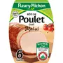 FLEURY MICHON Rôti de poulet halal 6 tranches 180g